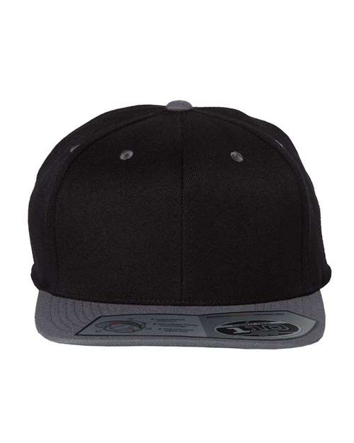 110® Snapback Cap Black Grey Adjustable Flexfit Headwear