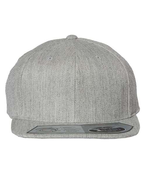 110® Snapback Cap Heather Grey Adjustable Flexfit Headwear