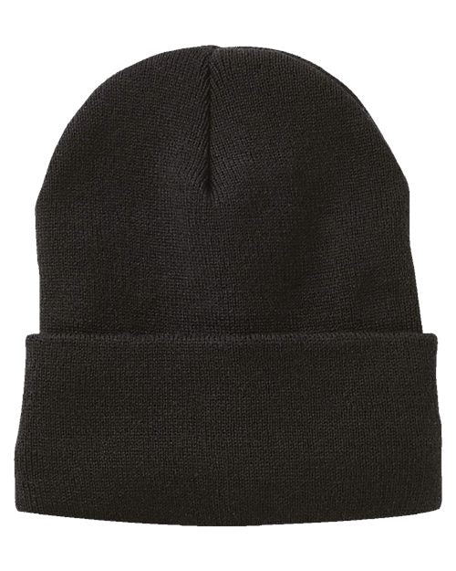 12’ Jersey Lined Cuffed Beanie