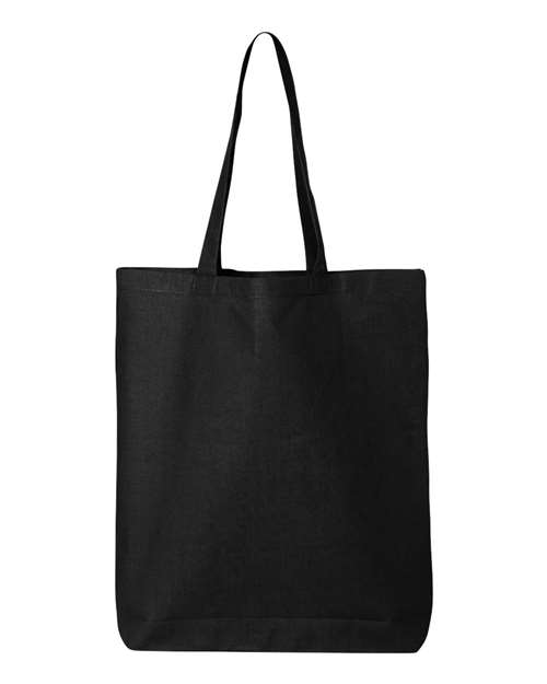 12L Economical Tote Black One Size Bags Q-Tees