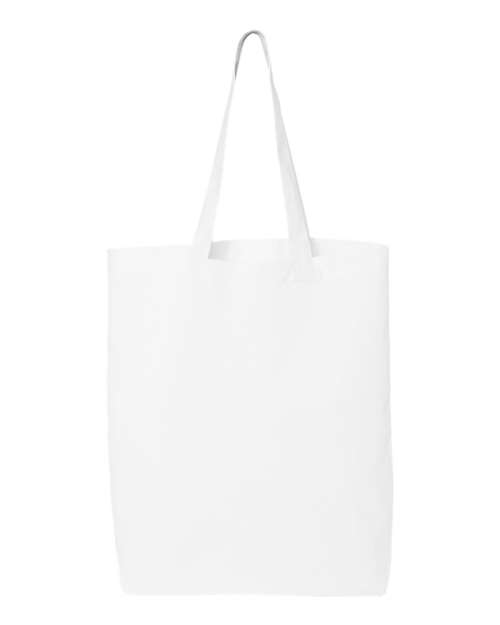 12L Economical Tote White One Size Bags Q-Tees