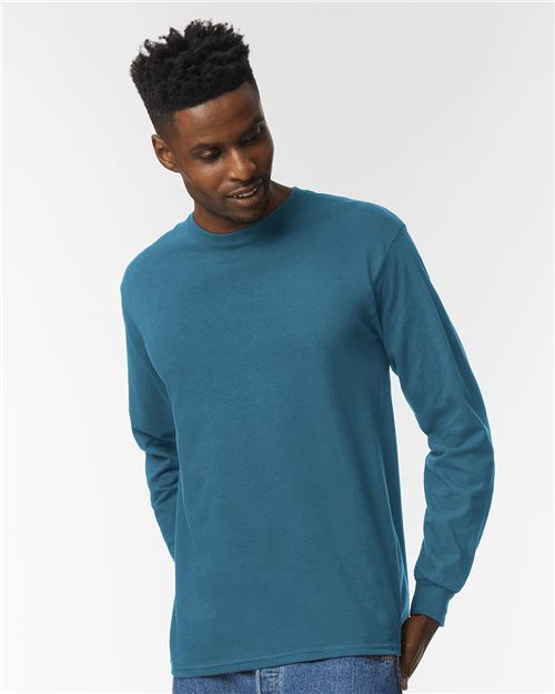 Ultra Cotton® Long Sleeve T-Shirt - Ash T-Shirts - Long Sleeve