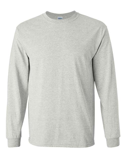 Ultra Cotton® Long Sleeve T-Shirt - Ash Ash T-Shirts - Long Sleeve