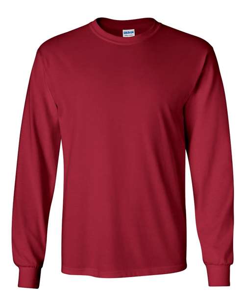 Ultra Cotton® Long Sleeve T-Shirt - Cardinal Red Cardinal Red T-Shirts - Long Sleeve