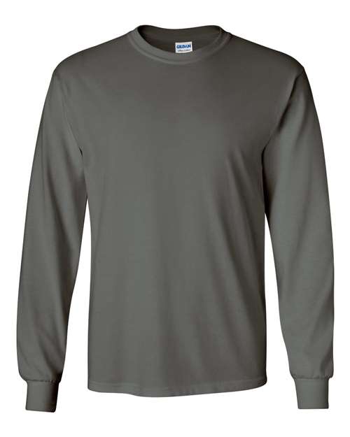 Ultra Cotton® Long Sleeve T-Shirt - Charcoal Charcoal T-Shirts - Long Sleeve