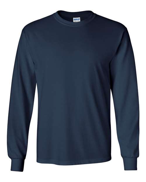 Ultra Cotton® Long Sleeve T-Shirt - Navy Navy T-Shirts - Long Sleeve