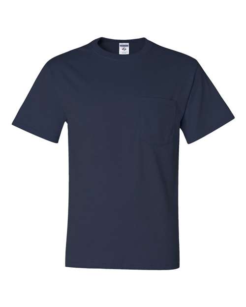 Dri-Power® 50/50 Pocket T-Shirt J. Navy T-Shirts