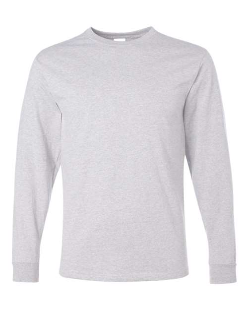 Dri-Power® Long Sleeve 50/50 T-Shirt - Ash Ash T-Shirts - Long Sleeve