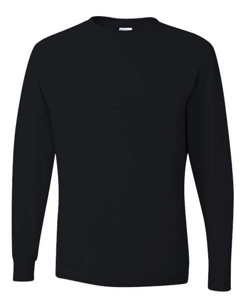 Dri-Power® Long Sleeve 50/50 T-Shirt - Black Black T-Shirts - Long Sleeve