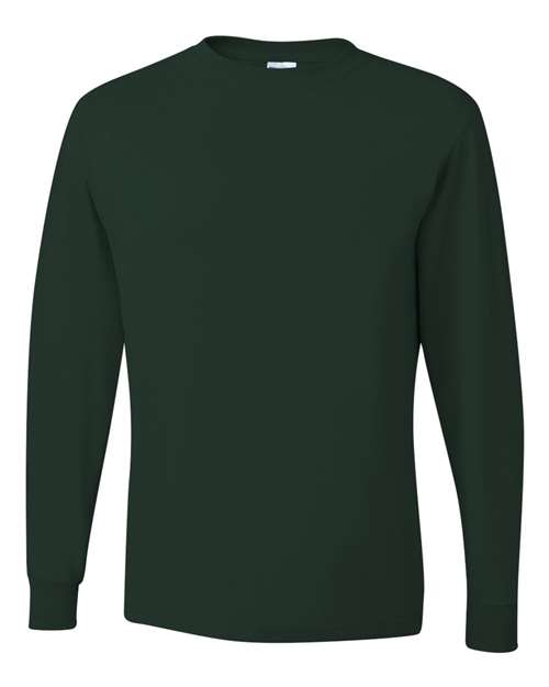 Dri-Power® Long Sleeve 50/50 T-Shirt - Forest Green Forest Green T-Shirts - Long Sleeve