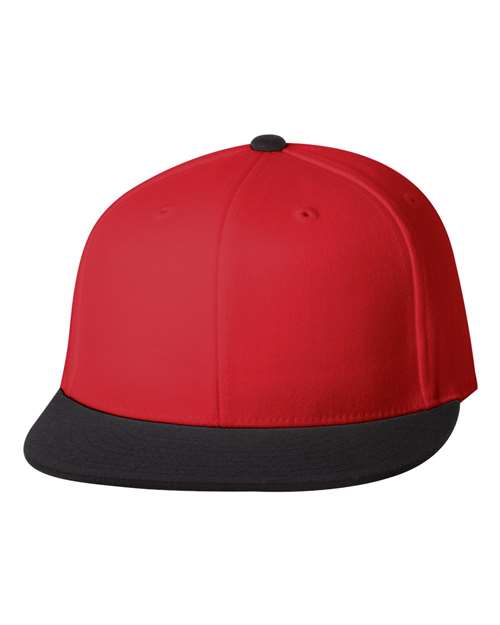 210® Flat Bill Cap - Red/ Black / S/M