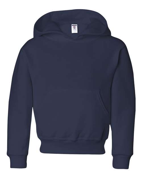 NuBlend® Youth Hooded Sweatshirt J. Navy Fleece