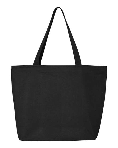 25L Zippered Tote - Black / One Size