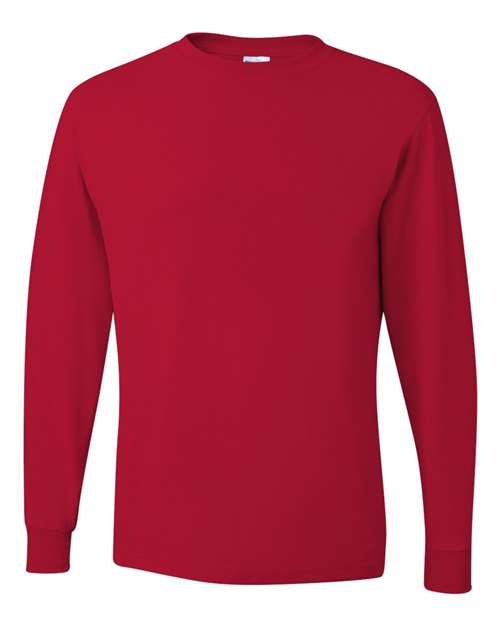 Dri-Power® Long Sleeve 50/50 T-Shirt - True Red True Red T-Shirts - Long Sleeve