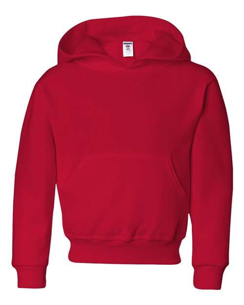 NuBlend® Youth Hooded Sweatshirt True Red Fleece