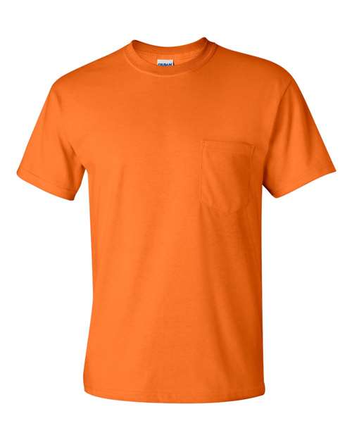 Ultra Cotton® Pocket T-Shirt Safety Orange T-Shirts