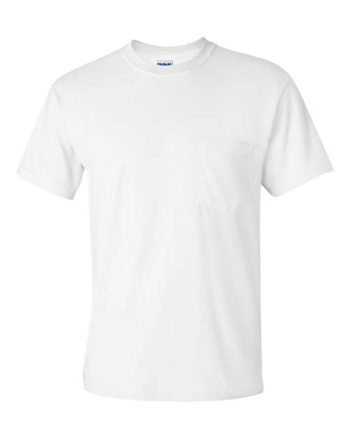 Ultra Cotton® Pocket T-Shirt White T-Shirts