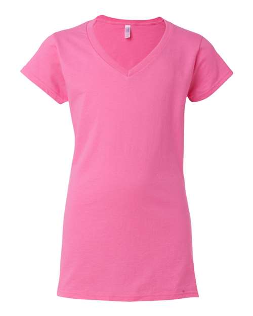 Softstyle® Women’s V-Neck T-Shirt Azalea T-Shirts