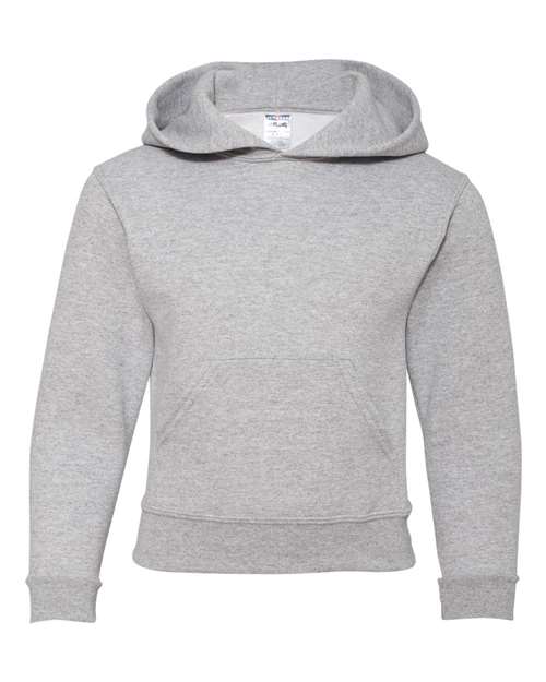 NuBlend® Youth Hooded Sweatshirt Athletic Heather Fleece