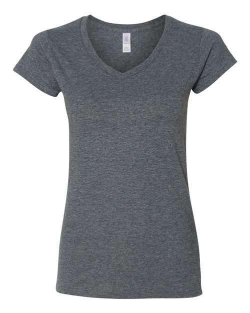 Softstyle® Women’s V-Neck T-Shirt Dark Heather T-Shirts