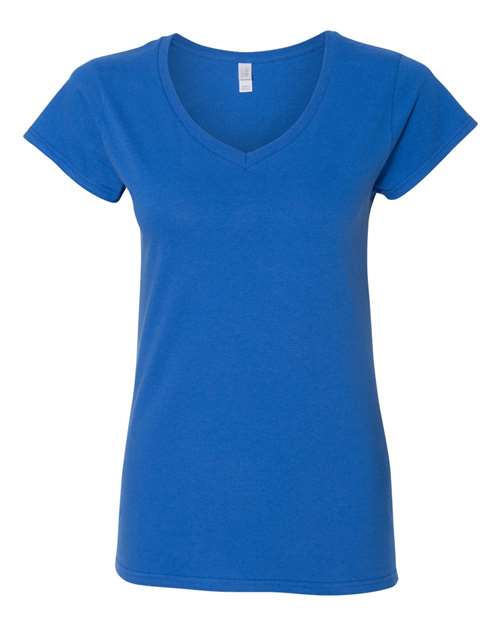 Softstyle® Women’s V-Neck T-Shirt Royal T-Shirts