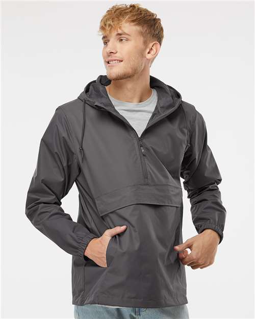 Nylon Anorak Graphite Outerwear