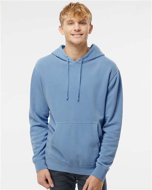 Midweight Pigment-Dyed Hooded Sweatshirt - Toronto Apparel - Screen Printing and Embroidery Fleece