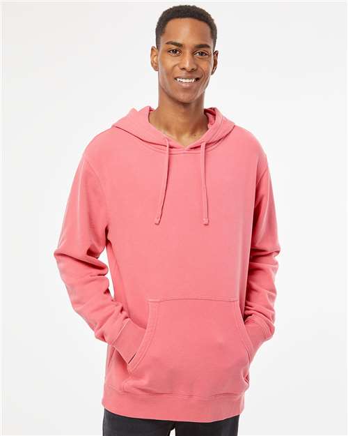 Midweight Pigment-Dyed Hooded Sweatshirt - Toronto Apparel - Screen Printing and Embroidery Fleece