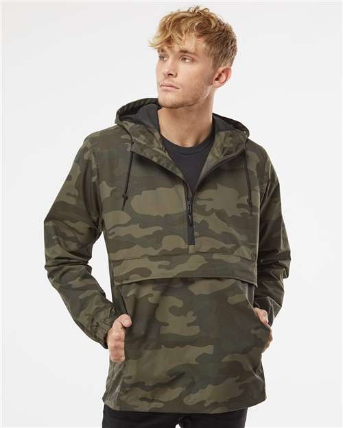 Nylon Anorak Forest Camo Outerwear