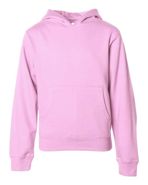 Youth Midweight Hooded Sweatshirt Light Pink XL Fleece