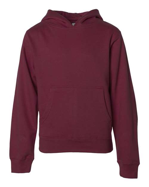 Youth Midweight Hooded Sweatshirt Maroon XL Fleece