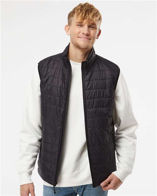 Puffer Vest Black Outerwear