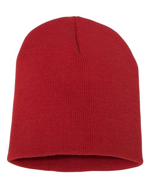 8 1/2’ Beanie - Red / One Size