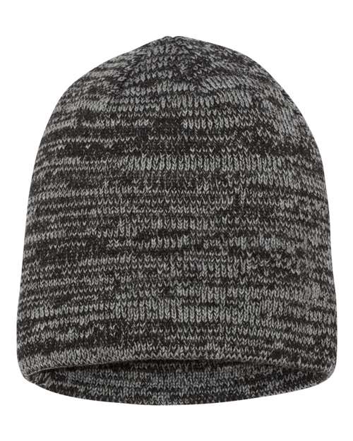 8’ Marled Beanie - Grey/ Charcoal / One Size