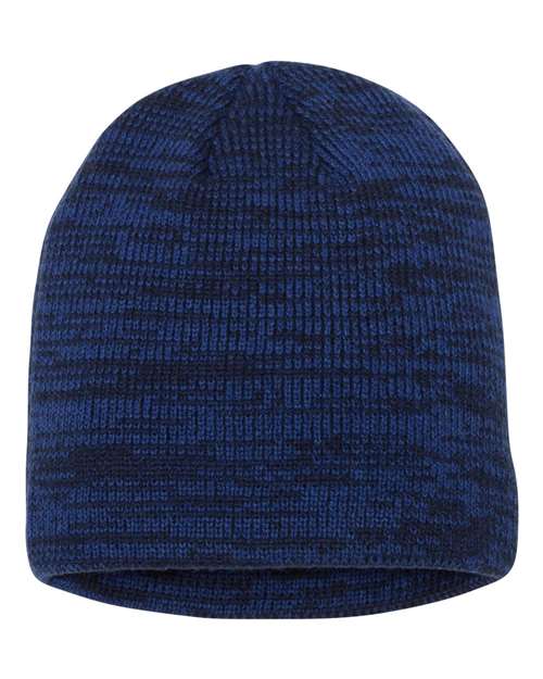 8’ Marled Beanie - Royal/ Navy / One Size