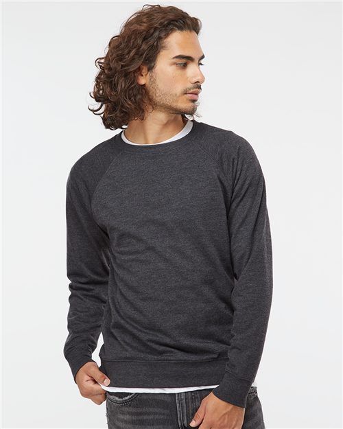 Icon Lightweight Loopback Terry Crewneck Sweatshirt - Toronto Apparel - Screen Printing and Embroidery Fleece
