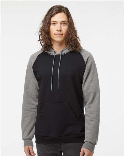 Fleece Raglan Hooded Sweatshirt - Toronto Apparel - Screen Printing and Embroidery Fleece