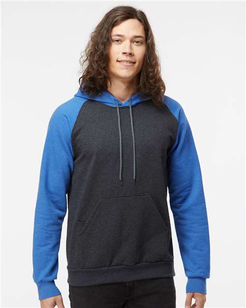 Fleece Raglan Hooded Sweatshirt - Toronto Apparel - Screen Printing and Embroidery Fleece