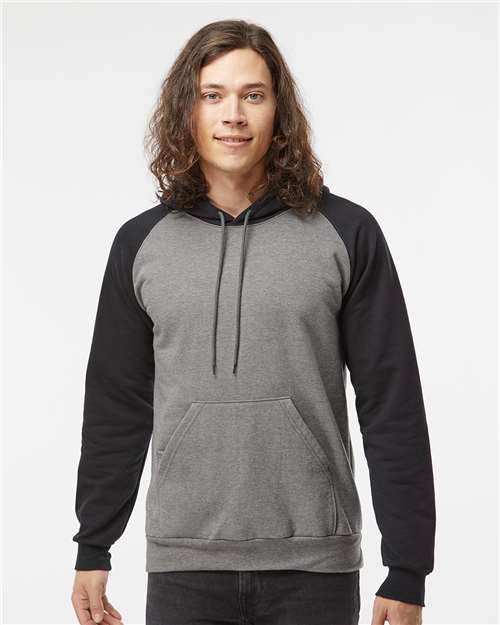 Fleece Raglan Hooded Sweatshirt - Toronto Apparel - Screen Printing and Embroidery Fleece