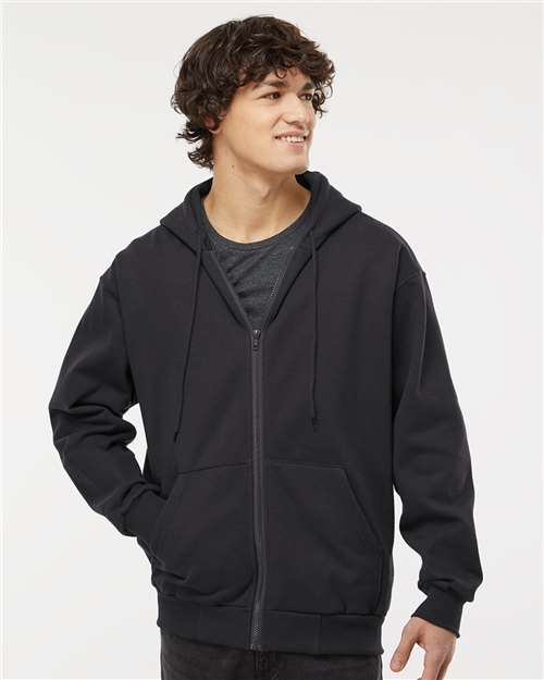 Full-Zip Hooded Sweatshirt Black Fleece