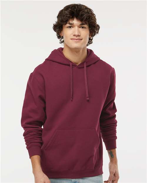 Unisex Pullover Hoodie - Maroon Maroon Fleece