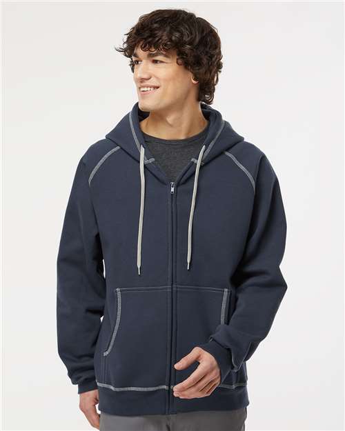 Extra Heavy Full-Zip Hooded Sweatshirt - Toronto Apparel - Screen Printing and Embroidery Fleece