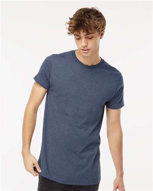 Fine Jersey T-Shirt Heather Navy T-Shirts