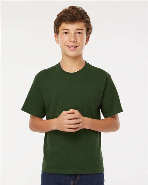 Youth Gold Soft Touch T-Shirt - Forest Green Forest Green T-Shirts