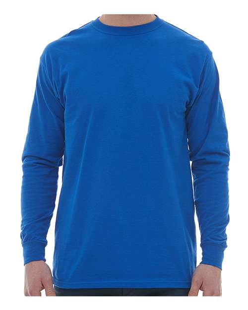 Ring-Spun Long Sleeve T-Shirt Royal T-Shirts - Long Sleeve