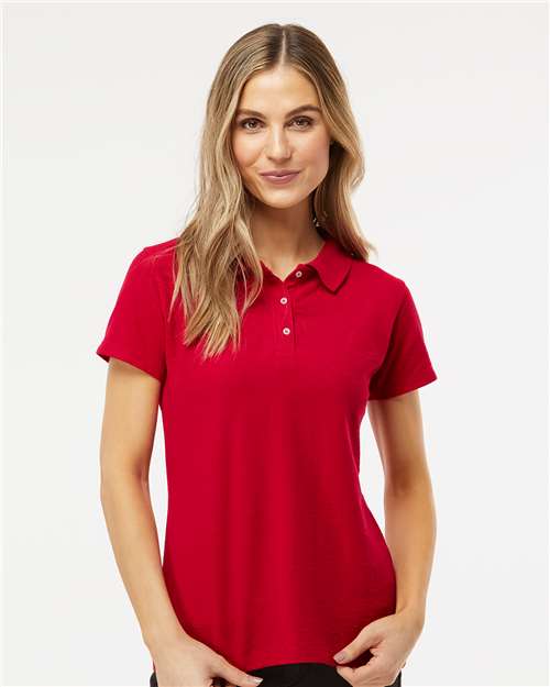 Women's Soft Touch Polo Bright Red Sport Shirts