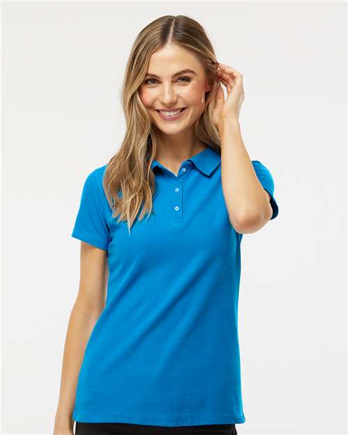 Women's Soft Touch Polo Bright Turquoise Sport Shirts