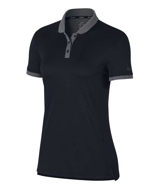 Dri-FIT Women's 100% Poly Polo Black XL Athletics