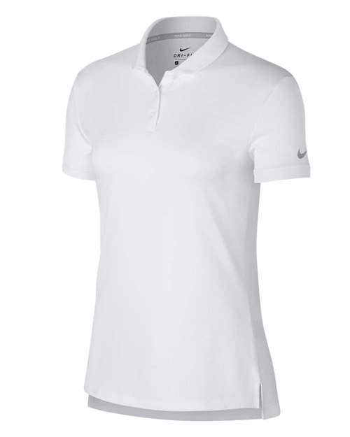 Dri-FIT Women's 100% Poly Polo White Athletics