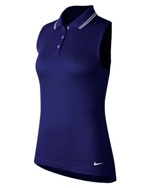 Women's Sleeveless Victory Polo Blue Void XS Sport Shirts